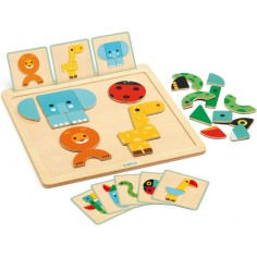 Jeu magnétique GeoBasic - jeu éducatif Djeco