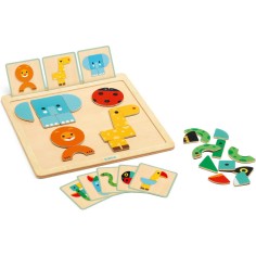 Jeu magnétique GeoBasic - jeu éducatif Djeco 2