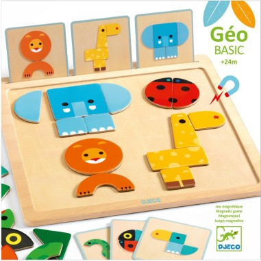 Jeu magnétique GeoBasic - jeu éducatif Djeco Jeu magnétique GeoBasic - jeu éducatif Djeco