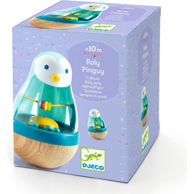 Roly Pingui culbuto - jouet d'éveil Djeco Roly Pingui culbuto - jouet d'éveil Djeco