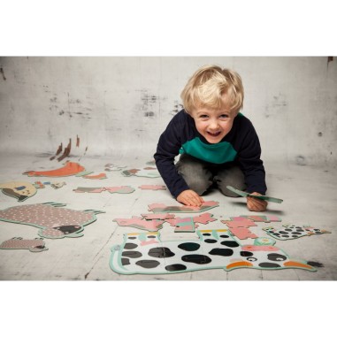 Puzzle Geant - Honoré & ses amis - Jeux de société Enfants - Djeco Puzzle Geant - Honoré & ses amis - Jeux de société Enfants - Djeco