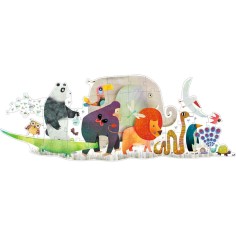Puzzle Geant La parade des Animaux- 36 pièces - Jeux classiques - Jeux de société - Djeco 2