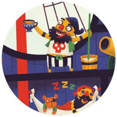 Puzzle Geant : Le Bateau des Pirates – 36 Pièces - Jeux classiques - Djeco Puzzle Geant : Le Bateau des Pirates – 36 Pièces - Jeux classiques - Djeco