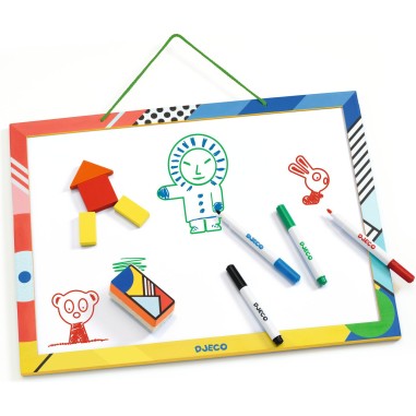 Tableau magnétique - tableau et magnets enfant - Djeco Tableau magnétique - tableau et magnets enfant - Djeco