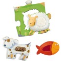 Puzzle tactilo Géant la Ferme - Jeux classiques - Jeux de société - Djeco Puzzle tactilo Géant la Ferme - Jeux classiques - Jeux de société - Djeco