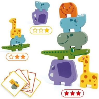 Jeu d'équilibre Ze Totanimo - : jouets, déco, puériculture - Djeco Jeu d'équilibre Ze Totanimo - : jouets, déco, puériculture - Djeco