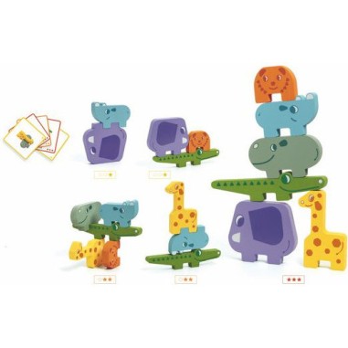 Jeu d'équilibre Ze Totanimo - : jouets, déco, puériculture - Djeco Jeu d'équilibre Ze Totanimo - : jouets, déco, puériculture - Djeco
