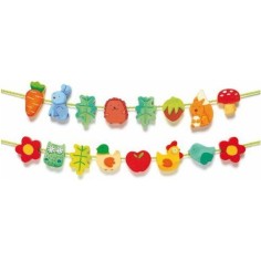 Filanature - jouet d'éveil à enfiler - Djeco 2