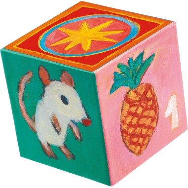 Cubes à empiler mes amis - jouet d'éveil enfant - Djeco Cubes à empiler mes amis - jouet d'éveil enfant - Djeco