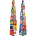Cubes à empiler rigolos - jouet d'éveil enfant - Djeco Cubes à empiler rigolos - jouet d'éveil enfant - Djeco