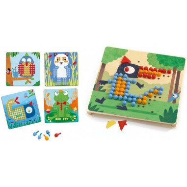 Mosaïco animo - jouet d'éveil et éducatif - Djeco Mosaïco animo - jouet d'éveil et éducatif - Djeco