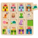 Puzzle cabanimo - puzzle bois 2 ans Djeco