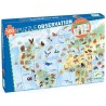 Puzzle Observation - Les animaux du monde - 100 pièces - Jeux classiques - Jeux de société - Djeco