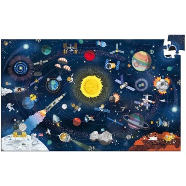 Puzzle Observation – L’Espace + Livret – 200 Pièces - Jeux de société - Djeco Puzzle Observation – L’Espace + Livret – 200 Pièces - Jeux de société - Djeco