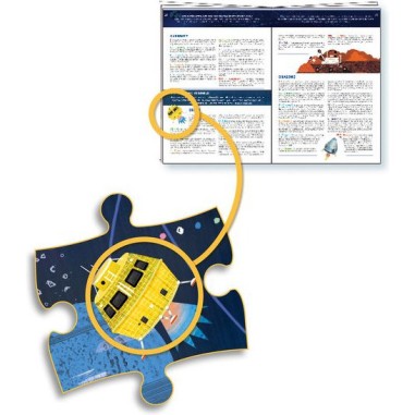 Puzzle Observation – L’Espace + Livret – 200 Pièces - Jeux de société - Djeco Puzzle Observation – L’Espace + Livret – 200 Pièces - Jeux de société - Djeco