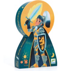 Puzzle Silhouette : Chevalier de la Pleine Lune – 36 Pièces - Jeux enfants - Djeco