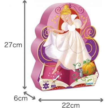 Puzzle silhouette - Cendrillon - Jeux classiques - Jeux de société - Djeco Puzzle silhouette - Cendrillon - Jeux classiques - Jeux de société - Djeco