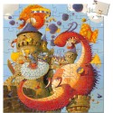Puzzle silhouette - Vaillant et le dragon - Jeux classiques - Djeco Puzzle silhouette - Vaillant et le dragon - Jeux classiques - Djeco