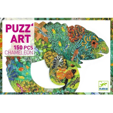 Puzz'art - Chameleon - 150 pièces - Jeux Enfants - Djeco Puzz'art - Chameleon - 150 pièces - Jeux Enfants - Djeco