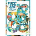 Puzz'art - Octopus - 350 pièces - Jeux classiques - Djeco