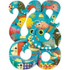 Puzz'art - Octopus - 350 pièces - Jeux classiques - Djeco 2