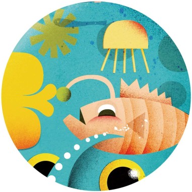 Puzz'art - Octopus - 350 pièces - Jeux classiques - Djeco Puzz'art - Octopus - 350 pièces - Jeux classiques - Djeco