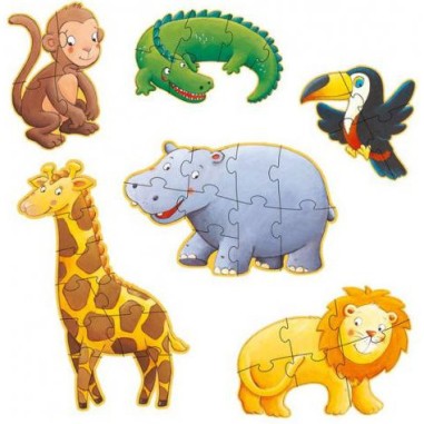 Puzzle geant Ouistiti et ses amis - Jeux classiques - Jeux de société - Djeco Puzzle geant Ouistiti et ses amis - Jeux classiques - Jeux de société - Djeco