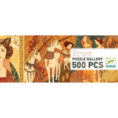 Puzzle Gallery - Dames à la licorne - Jeux classiques - Jeux de société - Djeco Puzzle Gallery - Dames à la licorne - Jeux classiques - Jeux de société - Djeco