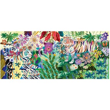 Puzzle Gallery - Rainbow Tigers - Jeu de société - Djeco Puzzle Gallery - Rainbow Tigers - Jeu de société - Djeco