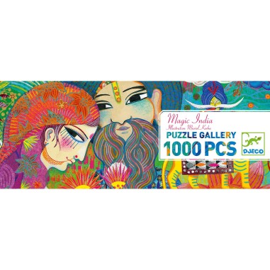 Puzzle Gallery - Magic India - Jeu de société - Djeco Puzzle Gallery - Magic India - Jeu de société - Djeco