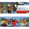 Djeco - Puzzle Gallery - Summer Lake - 350 pcs - Fsc Mix