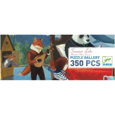 Djeco - Puzzle Gallery - Summer Lake - 350 pcs - Fsc Mix Djeco - Puzzle Gallery - Summer Lake - 350 pcs - Fsc Mix