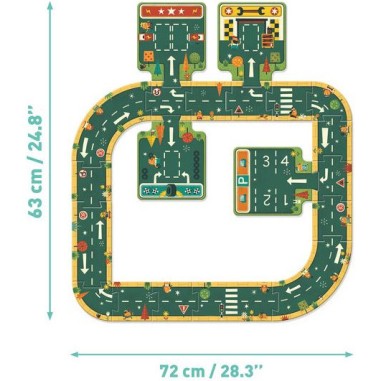 Pop to Play : Routes 21 Pièces - Jeux enfants - Djeco Pop to Play : Routes 21 Pièces - Jeux enfants - Djeco