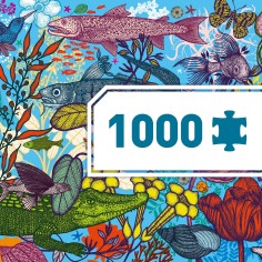 Puzzle Gallery - Land & Sea – 1 000 Pièces - Jeux classiques - Jeux de société - Djeco 2