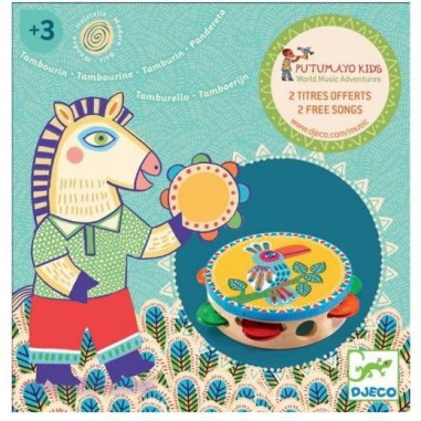 Tambourin Animambo - Djeco - Un jeu Djeco Tambourin Animambo - Djeco - Un jeu Djeco