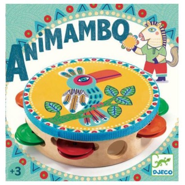 Tambourin Animambo - Djeco - Un jeu Djeco Tambourin Animambo - Djeco - Un jeu Djeco