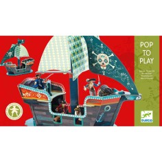 Bateau pirate décor Pop to play 3D - Djeco 2