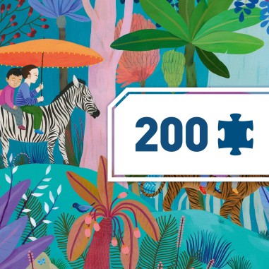 Djeco - Puzzle Gallery - Children's walk - 200 pcs - Fsc Mix Djeco - Puzzle Gallery - Children's walk - 200 pcs - Fsc Mix