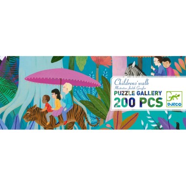 Djeco - Puzzle Gallery - Children's walk - 200 pcs - Fsc Mix Djeco - Puzzle Gallery - Children's walk - 200 pcs - Fsc Mix