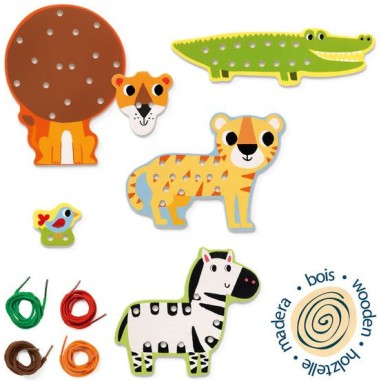 Lassanino - jeu de laçage Djeco