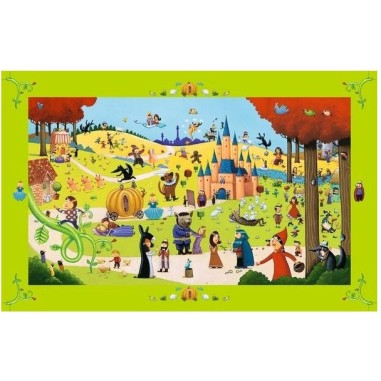 Puzzle observation - Les contes - 54 pièces - Jeux classiques - Jeux de société - Djeco Puzzle observation - Les contes - 54 pièces - Jeux classiques - Jeux de société - Djeco