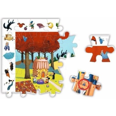 Puzzle observation - Les contes - 54 pièces - Jeux classiques - Jeux de société - Djeco Puzzle observation - Les contes - 54 pièces - Jeux classiques - Jeux de société - Djeco