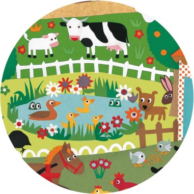 Puzzle 35 pièces - puzzle observation : la ferme - djeco - Djeco Puzzle 35 pièces - puzzle observation : la ferme - djeco - Djeco