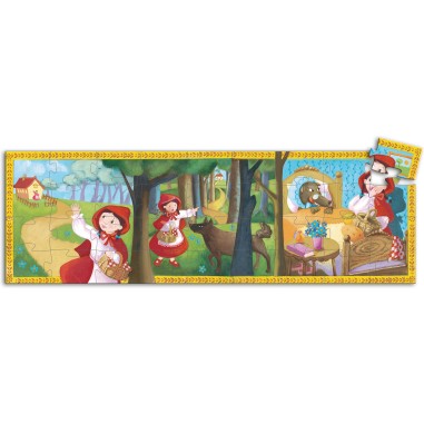 Puzzle le petit chaperon rouge - jouet d'éveil enfant - Djeco Puzzle le petit chaperon rouge - jouet d'éveil enfant - Djeco