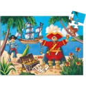 Puzzle silhouette - Le pirate et son trésor- 36 pièces - Jeux classiques - Jeux de société - Djeco Puzzle silhouette - Le pirate et son trésor- 36 pièces - Jeux classiques - Jeux de société - Djeco