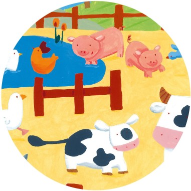 Puzzle Silhouette - Les vaches à la ferme- 24 pièces - Jeux classiques - Jeux de société - Djeco Puzzle Silhouette - Les vaches à la ferme- 24 pièces - Jeux classiques - Jeux de société - Djeco