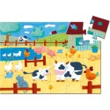 Puzzle Silhouette - Les vaches à la ferme- 24 pièces - Jeux classiques - Jeux de société - Djeco Puzzle Silhouette - Les vaches à la ferme- 24 pièces - Jeux classiques - Jeux de société - Djeco