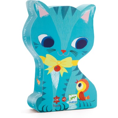 Puzzle Pachat et ses amis by - Puzzle enfant avec chats dès 3 ans - Djeco