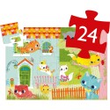 Puzzle Pachat et ses amis by - Puzzle enfant avec chats dès 3 ans - Djeco