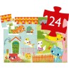 Puzzle Pachat et ses amis by - Puzzle enfant avec chats dès 3 ans - Djeco